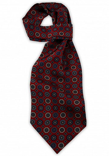 Cravata, ascot, grena